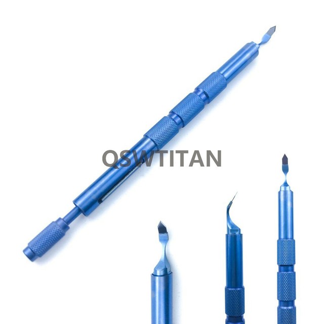 Ophthalmic Black Diamond Keratome blades 2.2mm3.2mm eye microsurgery