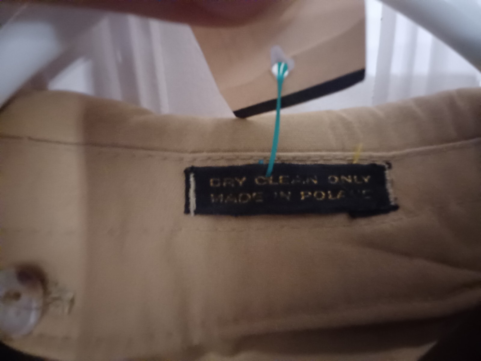 Europe Craft Trench Coat Vintage Tan Unisex Belt image 4