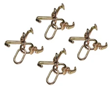 4x RTJ Cluster Hook Tow Truck Car Hauler Trailer Auto BodyFrame Hook WLL 4,700lb