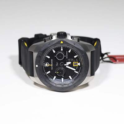 Victorinox I.N.O.X Titanium Black Dial Men's Chronograph Watch