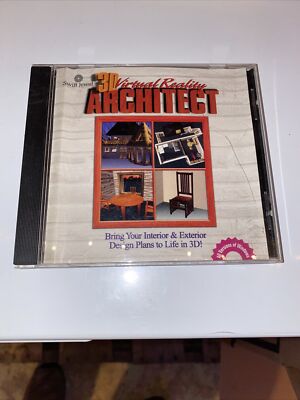 3D VIRTUAL REALITY ARCHITECT DESIGN PC CD ROM