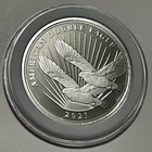 American Double Eagle 1/2 Troy Oz .999 Fine Silver Coin Round Medal Liberty Bell