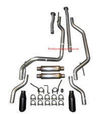Fits 09 - 20 Toyota Tundra Performance Dual Exhaust Kit - MaxFlow Mufflers
