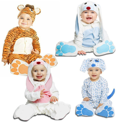 Costume Pigiama Animali con Ciuccio per Bambini Bebè Neonati Vestito Carnevale 