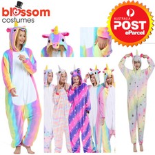 Rainbow Unicorn Onesie0 Adult Unisex Kigurumi Cosplay Costume Pyjamas Pajamas