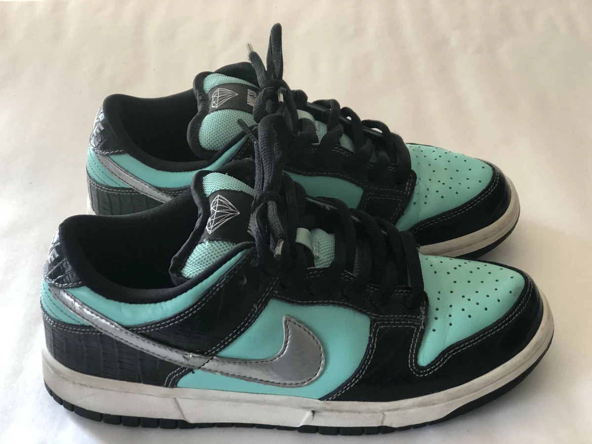 2005 NIKE DUNK SB LOW PRO TIFFANY AQUA CHROME SIZE 7 RARE DIAMOND SUPPLY CO