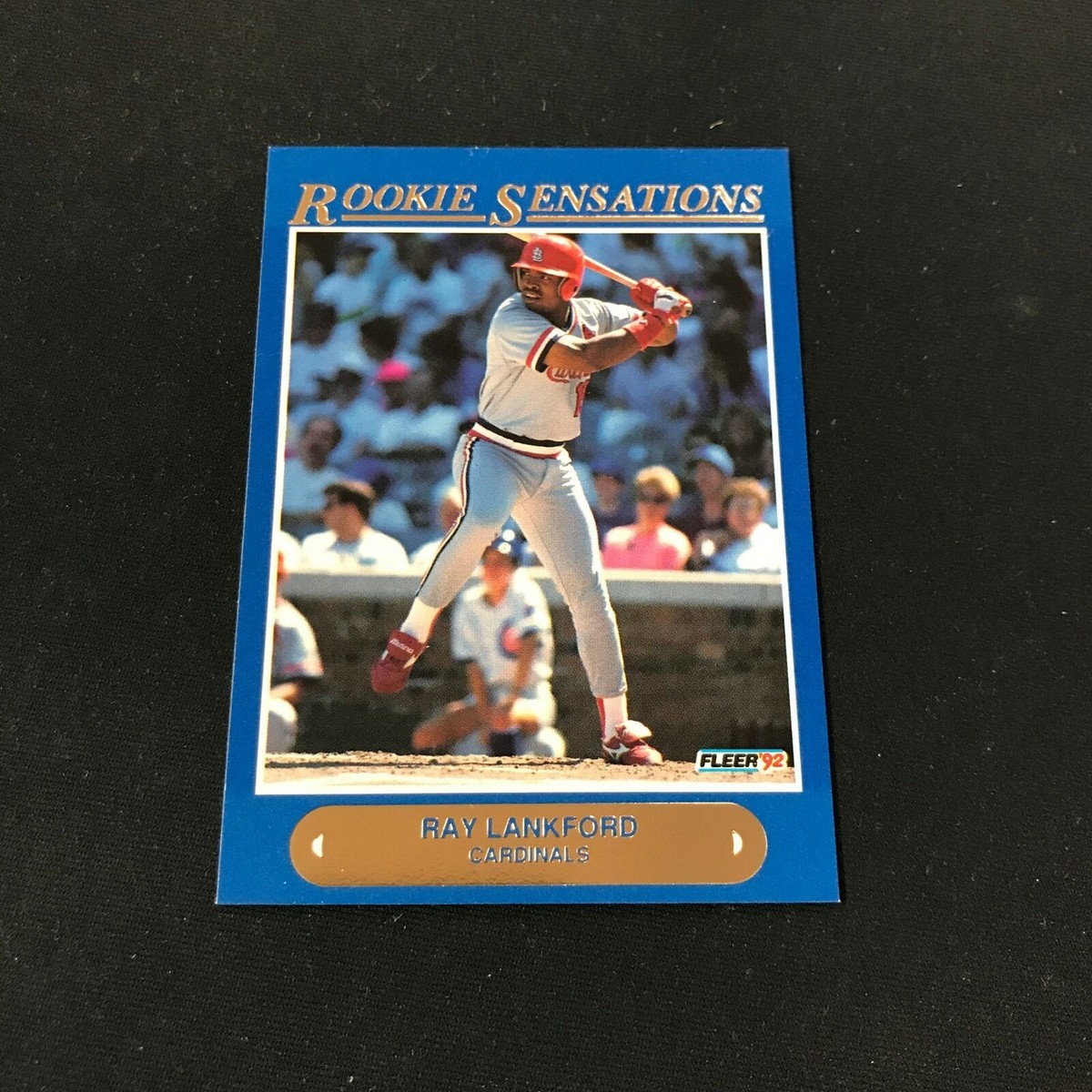 1992 Fleer RAY LANKFORD RC #17 Rookie Sensations St Louis