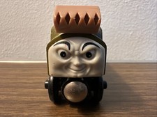 2003 Thomas And Friends Wooden Railway Diesel 10 Train With Collectors Card