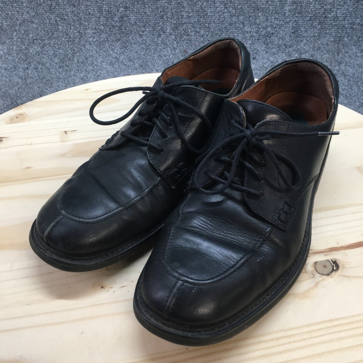 Florsheim Comfortech Black Oxford Shoes with Lace-Up Design, Mens 10 Florsheim Shoes Mens 10 M Comfortech Oxford Dress 17149-01  main image 2