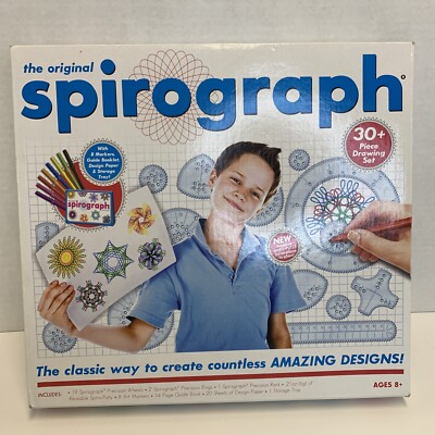 Hasbro Original 2013 Spirograph Art Set Item 01013 30 + Pieces
