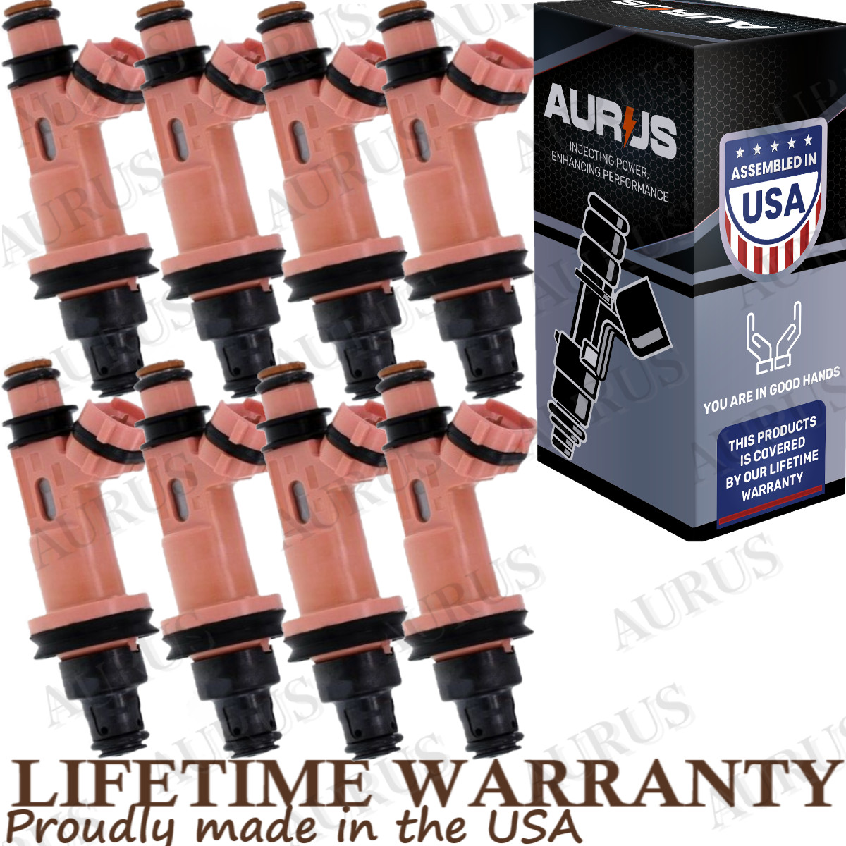NEW AURUS 8 FUEL INJECTORS FOR 98-10 Lexus GS400 GS430 LS400 LS430 SC400 SC430