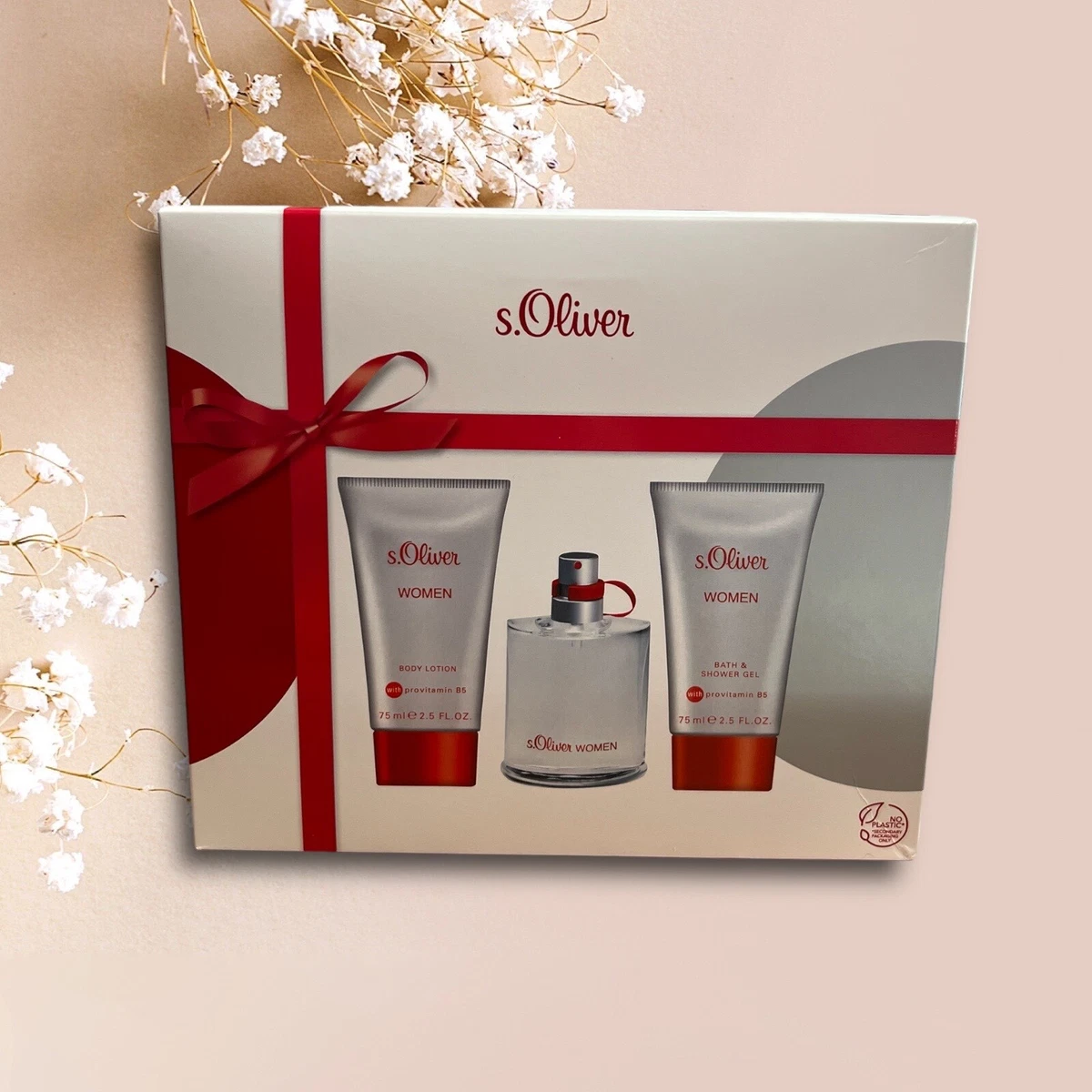S.Oliver Women 30ml Eau de Toilette + 75ml Duschgel + 75ml Body 