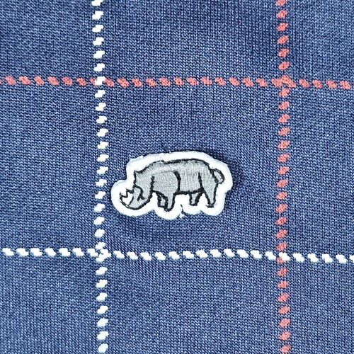 Chaqueta de Pista Ecko Unltd Para Hombres 2XL XXL Azul A Cuadros Cremallera Completa Bordada Hip Hop Y2K - Imagen 2 de 13