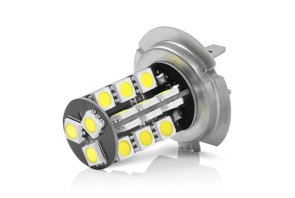 1x H7 27 SMD CANBUS FOGLIGHT LED H7 HEADLIGHT BULB XENON WHITE ERROR FREE - Image 3 of 4