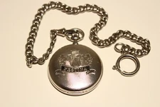 RETRO RARE BEAUTIFUL SWISS MEN'S SLIM  FULL HINTER POCKET QUARTZ WATCH"FESTINA"