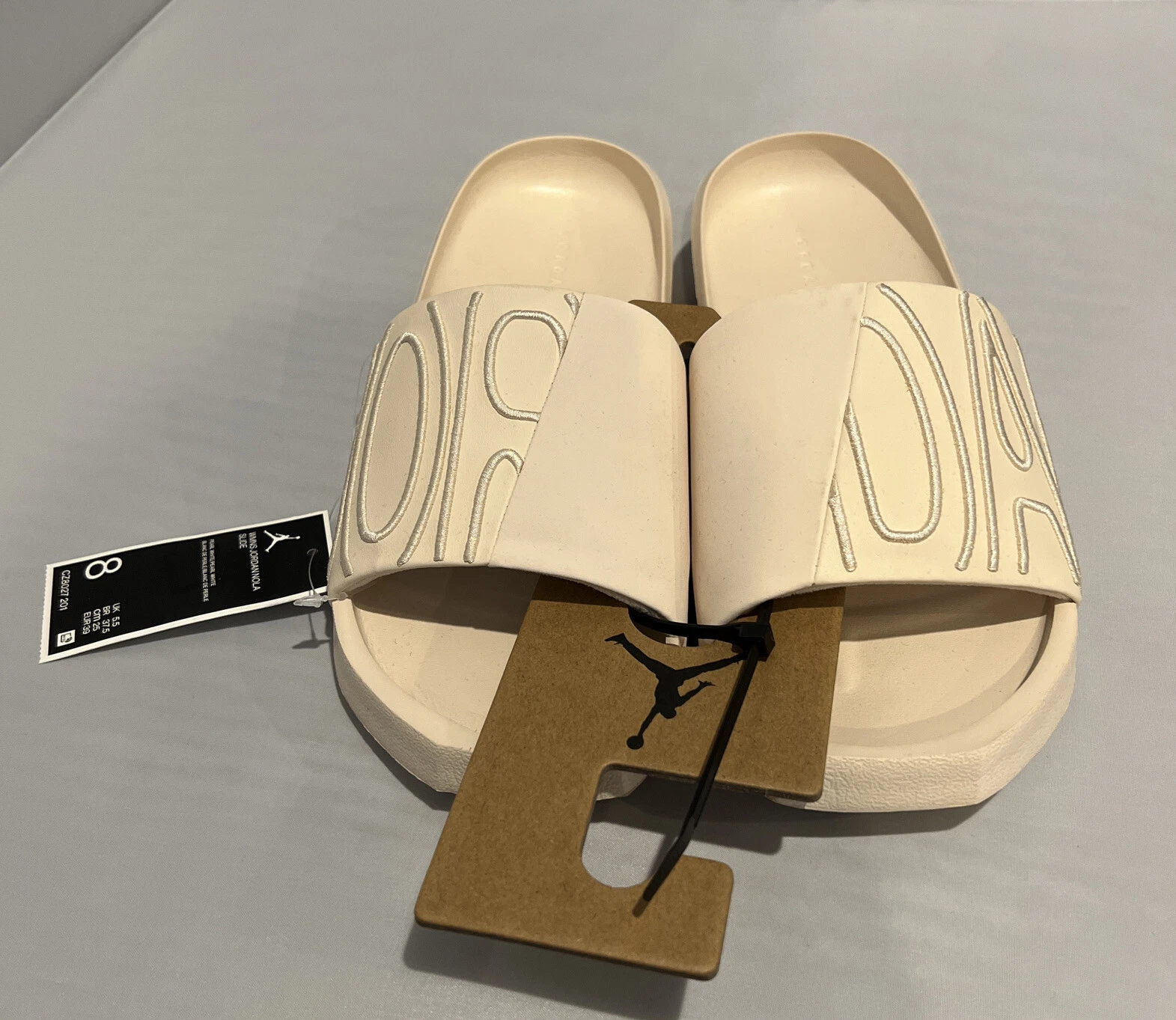 NIKE Jordan Nola Slide Donna CZ8027 201 Scivoli Perla Beige Avorio