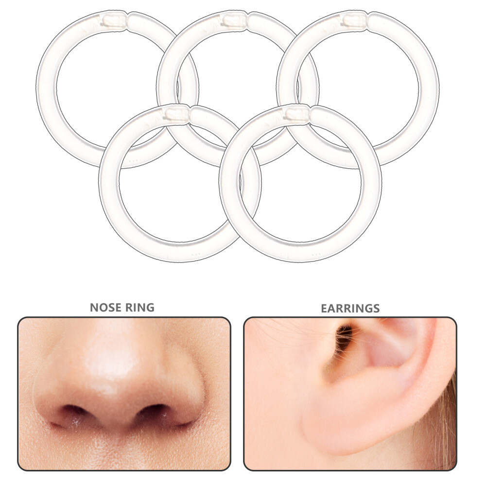 32 Clear Piercing Retainers for Work & Surgery eBay