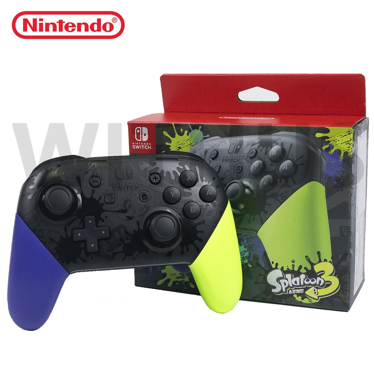 Nintendo Switch Pro Controller Splatoon 3 Edition Genuine