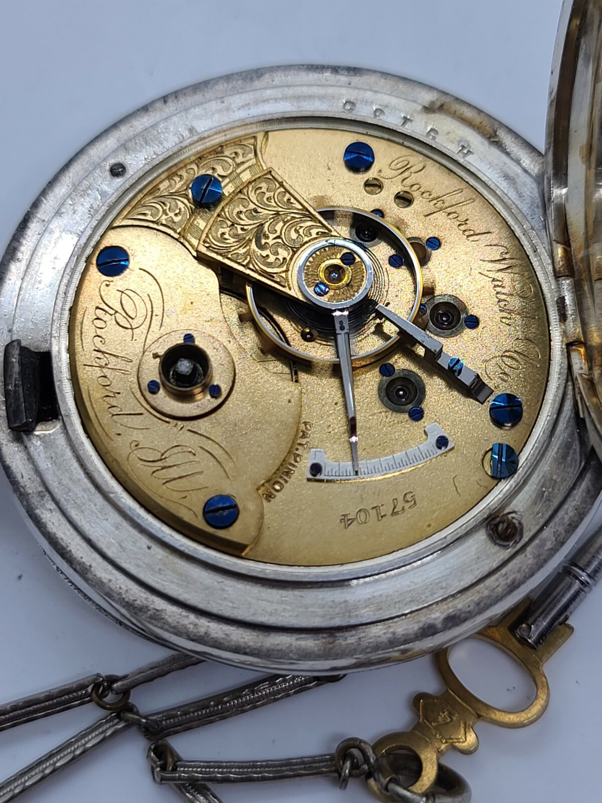 Rockford Watch Co. Grade 15 Jewels Pocket Watch image 1