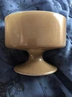 Vintage MCM Federal Glass Footed Dessert Sherbet Cups Bowl (ONE) Brown Great!!