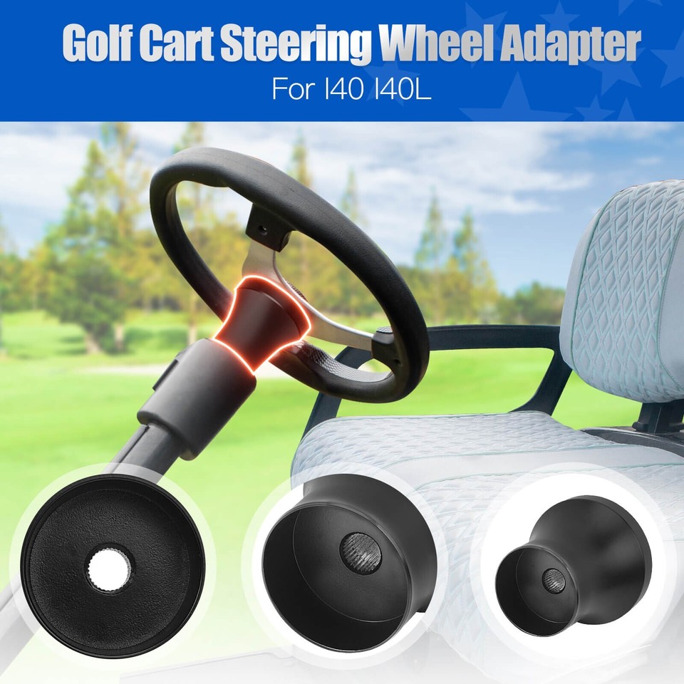 NOKINS YI Type Golf Cart Steering Wheel Adapter compatible ICON Golf