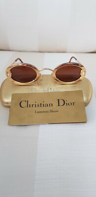 Christian Dior Lunett Show Limeted Edition 22Kt Gold vergoldet 1995 Showpice RAR