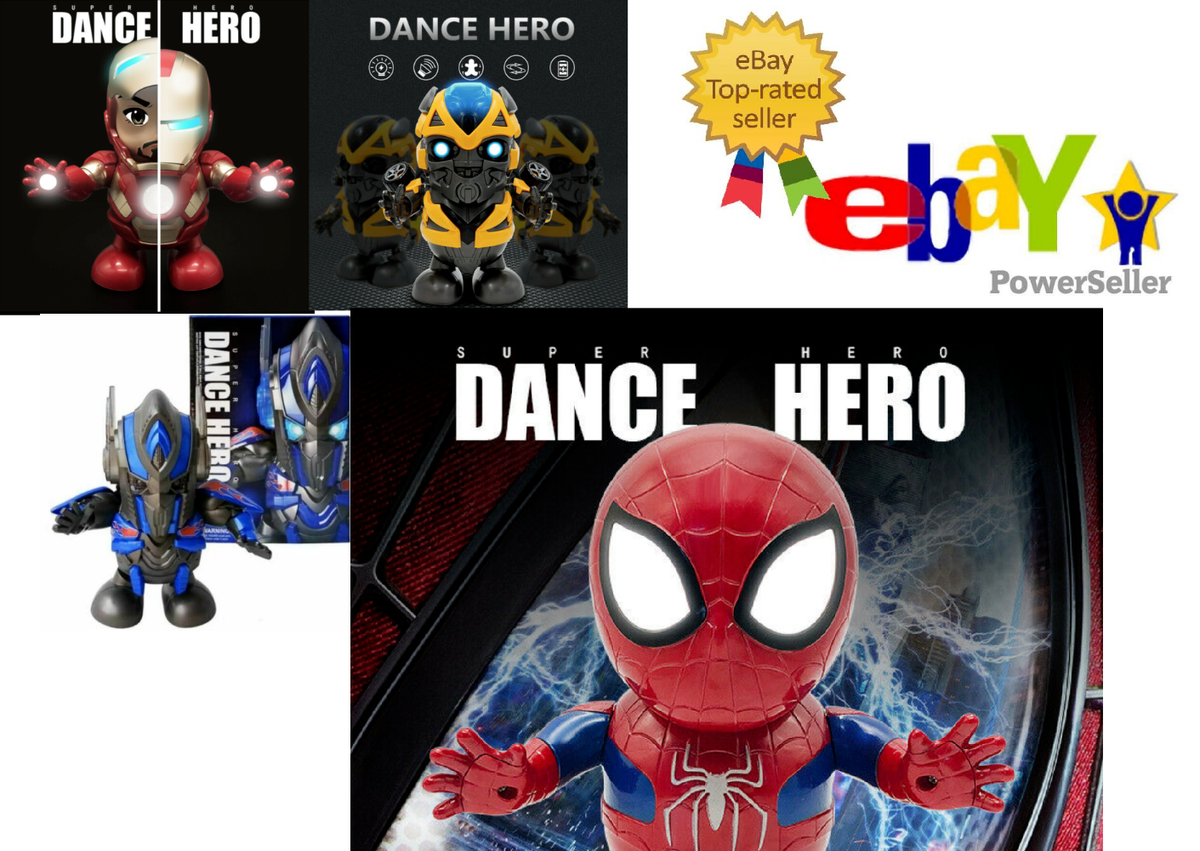 Marvel Avengers Dance Hero Music Ironman Spiderman Hulk