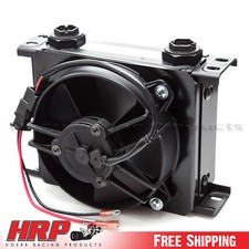 Setrab Oil Coolers Fp119m22i Series 1 Oil Cooler 19 Row W12 Volt Fan Setrab Oil Coolers Fp119m22i Series 1 Oil Cooler 19 Row W12 Volt Fan