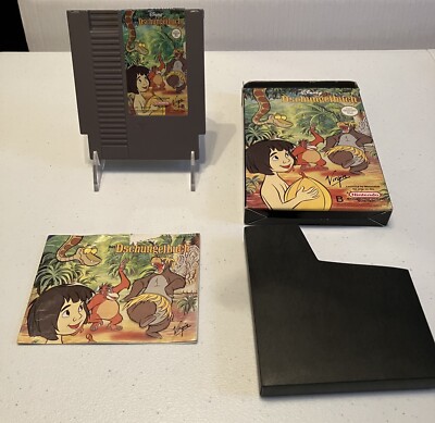 DAS DSCHUNGELBUCH JUNGLE BOOK! NES DISNEY! TOUGH ONE TO FIND CIB! PAL B!