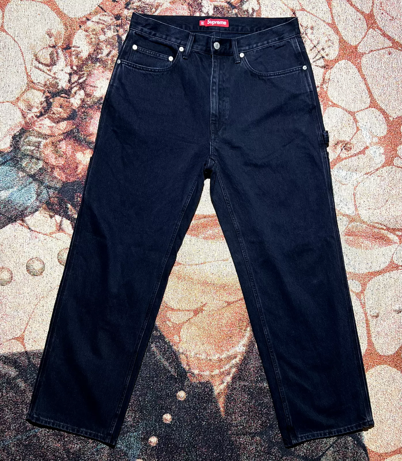 Pantalon de peintre en denim Supreme noir taille 32 neuf