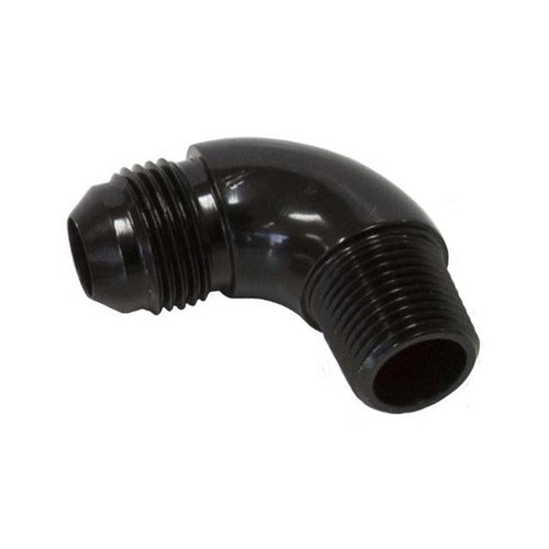 Aeroflow AF522-04BLK 90 Deg 1/8