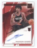 2022 Panini Impeccable Basketball Shaedon Sharpe #RA-SSH Autograph Red RC 7/8