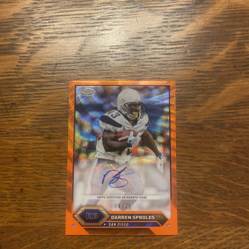 Darren Sproles #TCA-DS 2023 Topps Composite Chrome Autograph card
