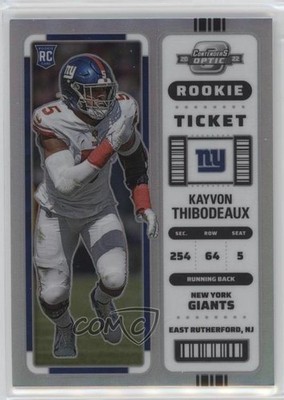 2022 Panini Contenders Optic Ticket Silver Prizm Kayvon Thibodeaux Rookie RC o8g