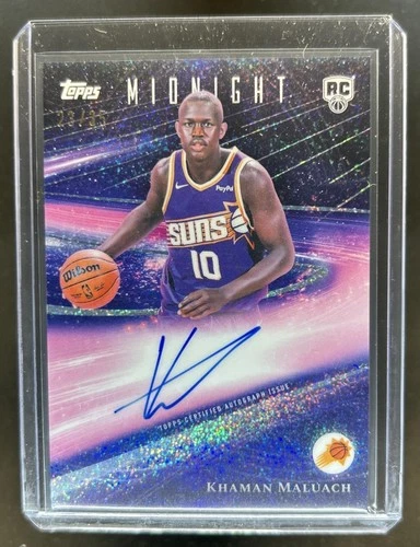 2025-26 Topps Midnight Khaman Maluach Rookie Horizon Winter Solstice Auto #/35