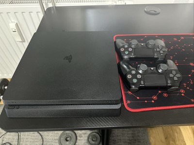Ps4 Slim 1TB +2 Controller +3m Aufladekabel +Tasche +6 Spiele Abholung, Versand