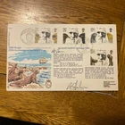 GB 1982 Charles Darwin RFDC9 Flown & Signed RAF FDC + BFPS1762 SHS - 1307/1800