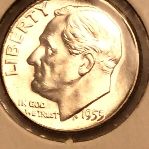 1955 Roosevelt Dime  Brilliant Uncirculated