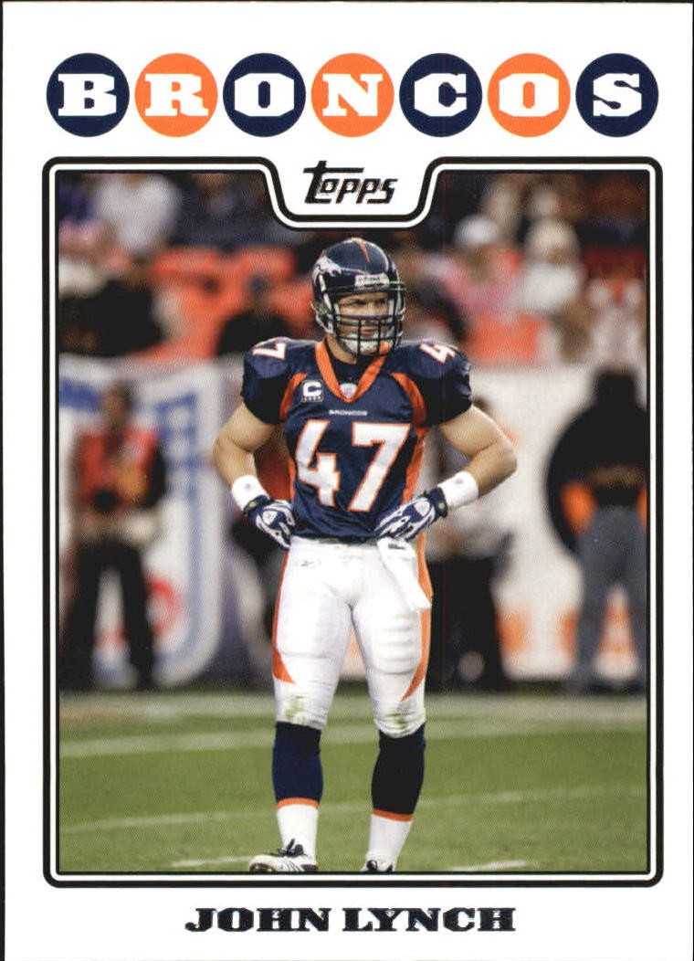 2008 Topps #276 John Lynch - FB