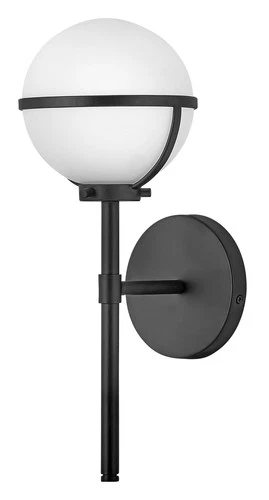 Hinkley Lighting 5660-LL Black 16"H Bathroom Sconce With Led Bulb Included - Picture 1 of 4