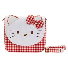 Bolso Bandolera Gingham Hello Kitty Loungefly