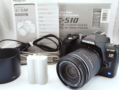 [MINT SC/1,300] Olympus E-510 CCD 10.0 MP Digital SLR w/ 40-150mm Japan #551