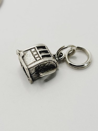 Colgante de plata esterlina 925 vintage con dije de juego de Las Vegas para máquina tragamonedas - Imagen 5 de 6
