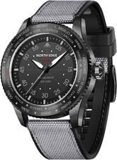 North Edge Mach Pilot Orologio a Energia Solare per Uomini 50M Waterproof Chrono