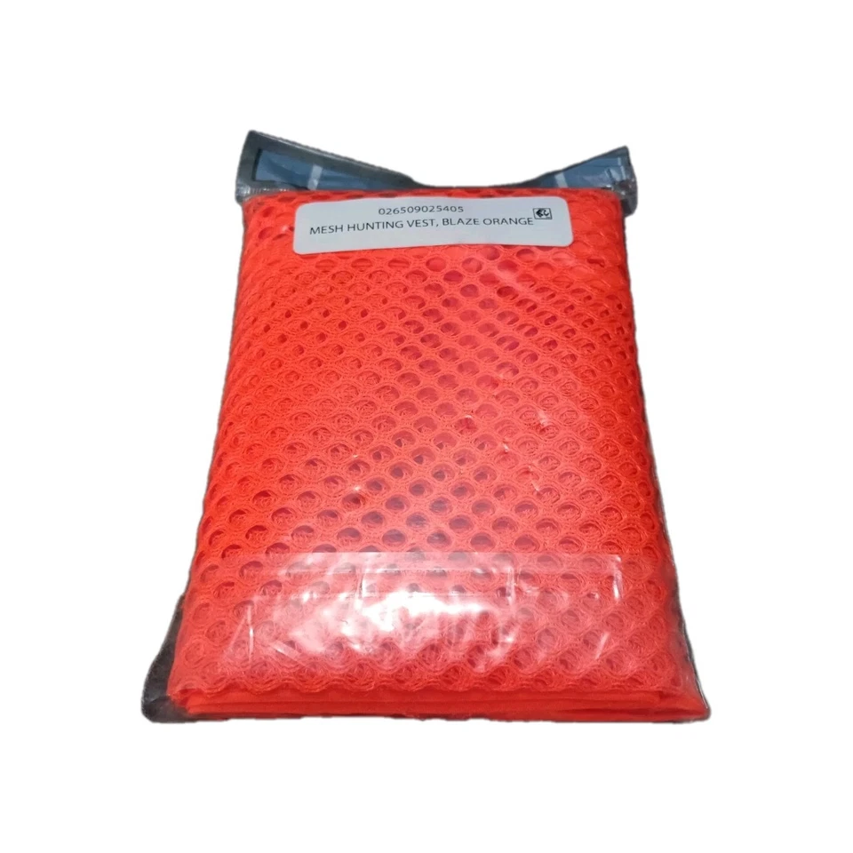 Allen Mesh Blaze Orange Hunters Safety Vest One Size Fits Most New - Image 2 of 4
