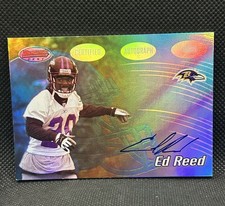 Ed Reed RC AUTO 2002 Bowman’s Best Certified Autograph Issue #133 Ravens Rookie