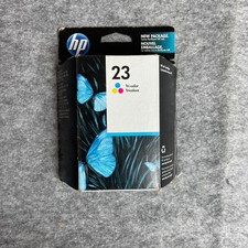 HP 23 Tri-color Ink Cartridge C1823D Genuine New Open Box Expired 2011