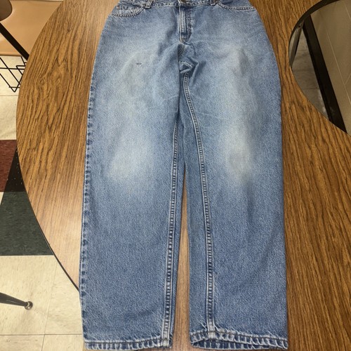 VTG Levi's 550 Jeans Womens 14 Reg M Blue Relaxed Fit Tapered Leg Denim USA 90s