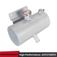 1.5l Universal Aluminum Coolant Expansion Overflow Tank Bottle Horizontal Round 1.5l Universal Aluminum Coolant Expansion Overflow Tank Bottle Horizontal Round