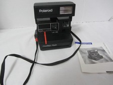 Polaroid One Step Close Up 600 Instant Film Camera With Strap Vintage Near Mint